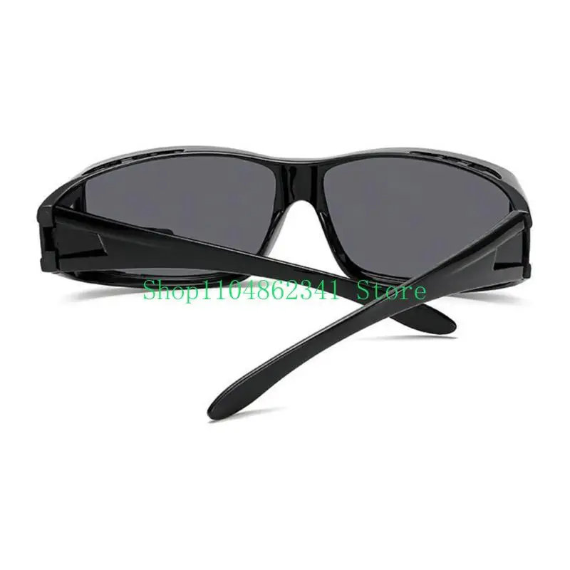 652F Sun Protective Nylon Sunglasses For Enthusiasts Compatible for Prescription Glasses Comfortable Outdoor Sunglass