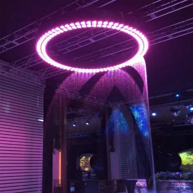 custom.Customized 3D Outdoor Musical Dancing Screen Projector Movable Panel Technique with Metal Material Movies