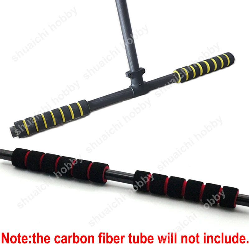 Adaptateur de train d'atterrissage à base de fibre de moteur, joint en T, diamètre 10mm, 15mm, 20mm, tube d'amortissement en éponge pour cadre S500, S550, Tage, X6, X500, X550, 16mm