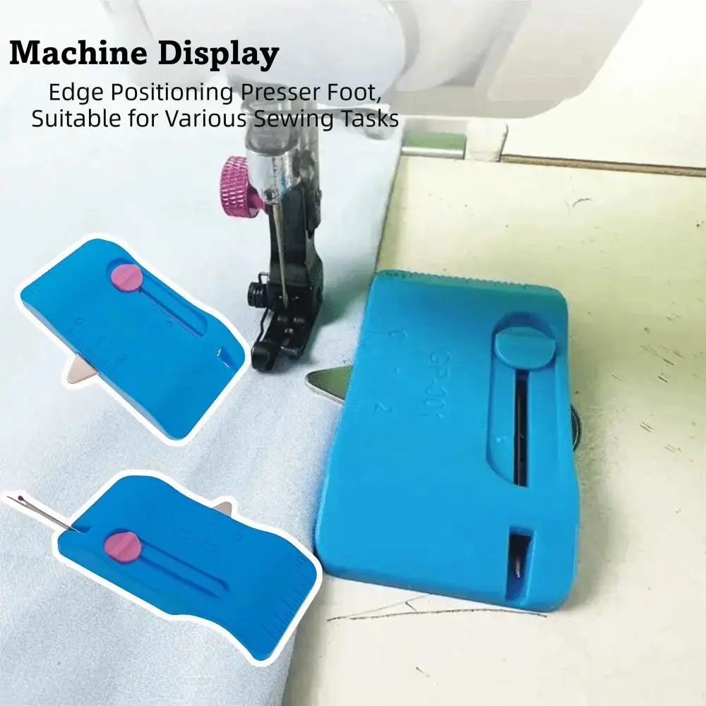 Adjustable Magnetic Sewing Track Built-In Seam Ripper with Measurement Magnetic Seam Guide Positioning Tool Multifunctional