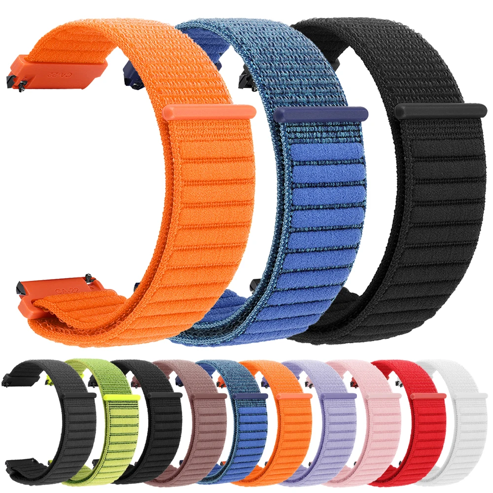 Correa transpirable de 20/22mm para HUAWEI WATCH GT Runner 2 Watch 5 4/GT6 Pro GT6 5 4 46mm GT3 2 42mm, correa deportiva de nailon, pulsera suave