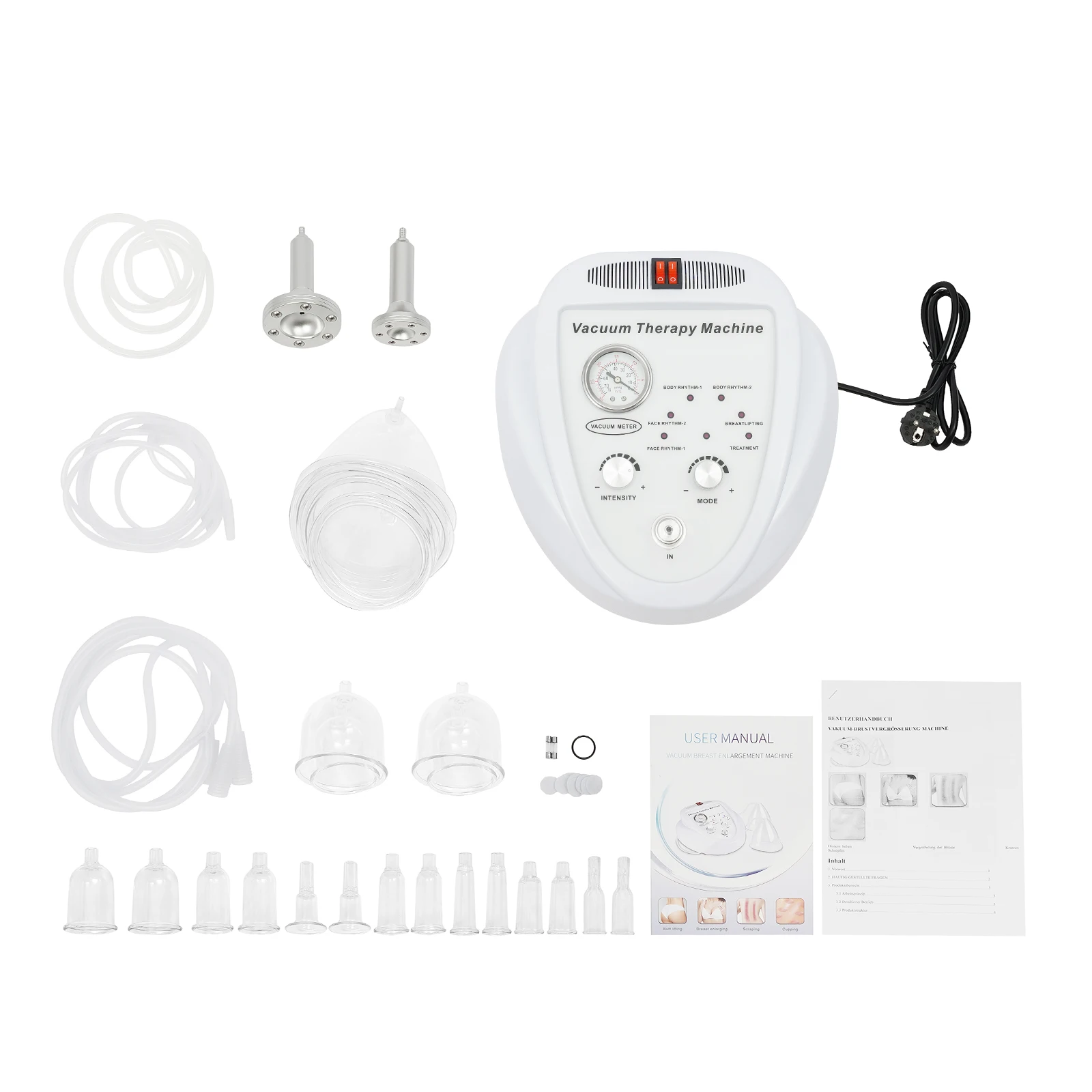 Elektrische vacuümpomp Massage Borststimulator Uitbreiding en billenlift Lichaamsvormgeving voor schoonheidssalons, ziekenhuizen, spa's