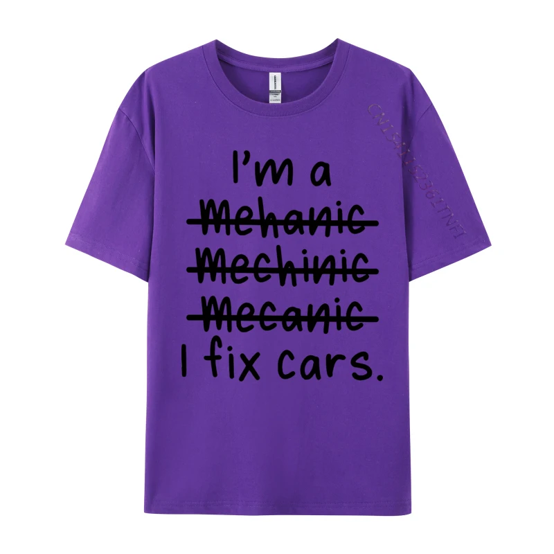 I Am A Mechanic And I Fix Cars T-shirt 2024 New Casual T Shirt Tops T Shirt for Men Tees Letter Print image 2