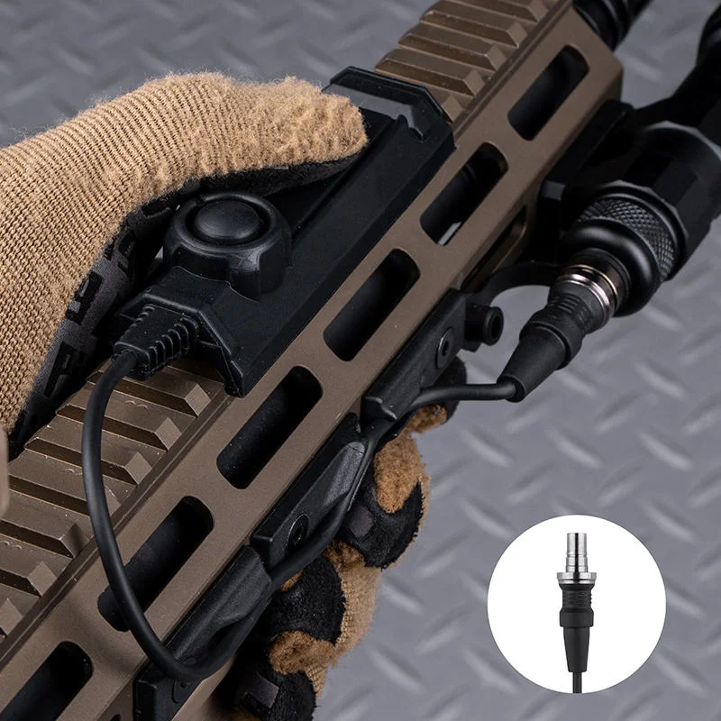 Tactical Remote Pressure Switch crane laser Flashlight Constant Momentary Wire Control Dual‑function Mode Flashlight