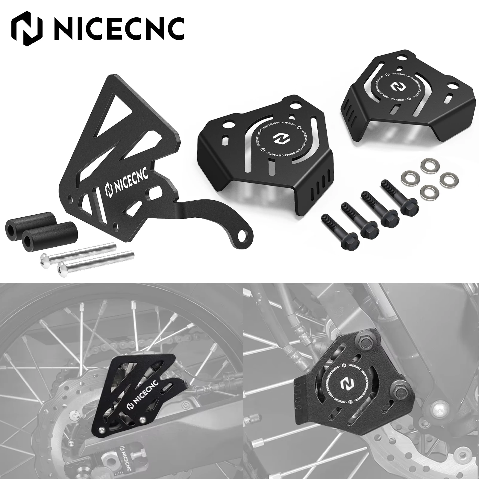 

For 2019-2024 Yamaha Tenere 700 T7 XTZ 700 XTZ700 Front Rear Brake Caliper Guard Tenere700 T700 Rally Edition 2020-2023 2024