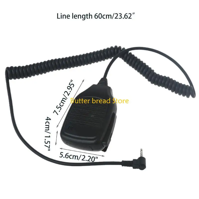 W89C 3.5mm 핸드 마이크 마이크 액세서리 Walkie-Talkie Baofen UV3R T1에 적합합니다.