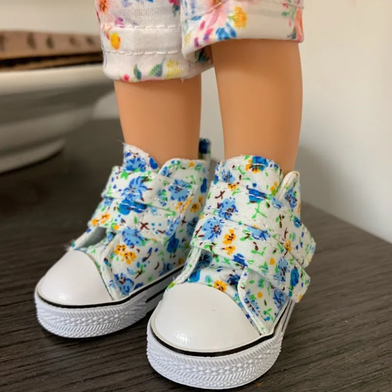 Tilda-Mini zapatos de gimnasia para muñeca Paola Reina, calzado a la moda, accesorios para muñecas Bjd, 6cm, 1/4