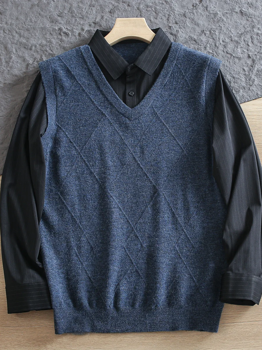 

Gentleman's Anti-Aging! Spring Men's irt Collar Knitted Sweater Casual Boting Crew Ne Knitwear Faion Urban Busin ...