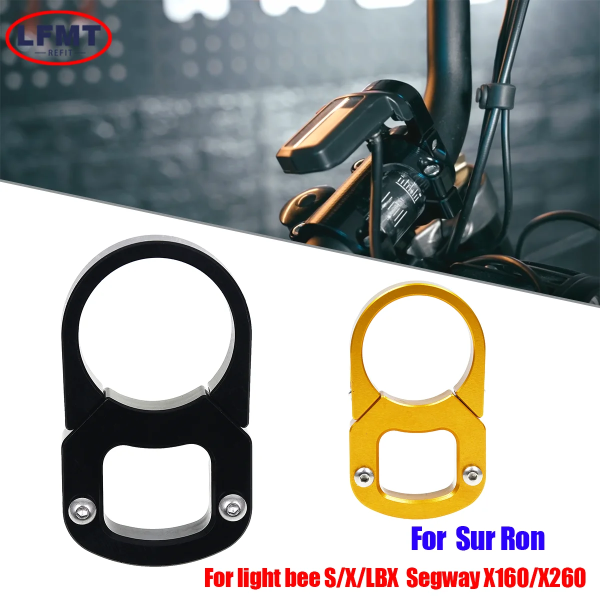 High Quality Moto CNC Digital Display Relocation Bracket Protector For Sur-Ron SurRon Light Bee S X LBX For Segway X160 X260 JFG