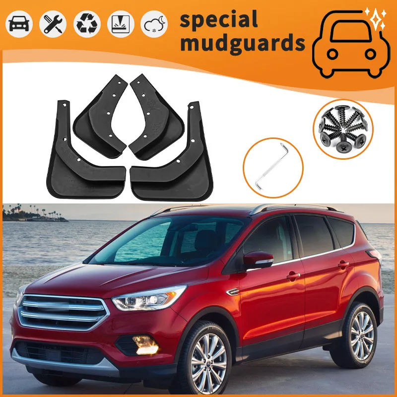 

For 13-20 models of Ford EcoSport Kuga Mudguards Fender Mudflaps Front Rear Flares Splash Guards Cover Car Accessorie