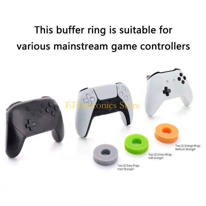 B03C Gaming Auxiliary Rings for Game Controller Motion Control Rings Aim Assist Rings Silicone Targets Rings