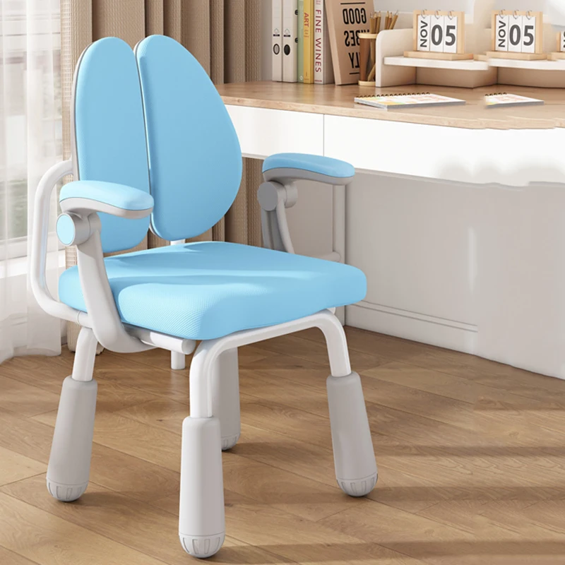 Kids Furniture Chair Comfortable Child Room Childrens Children's Auxiliary High Table Growing Chairs Fauteuil Pour Enfants Stool