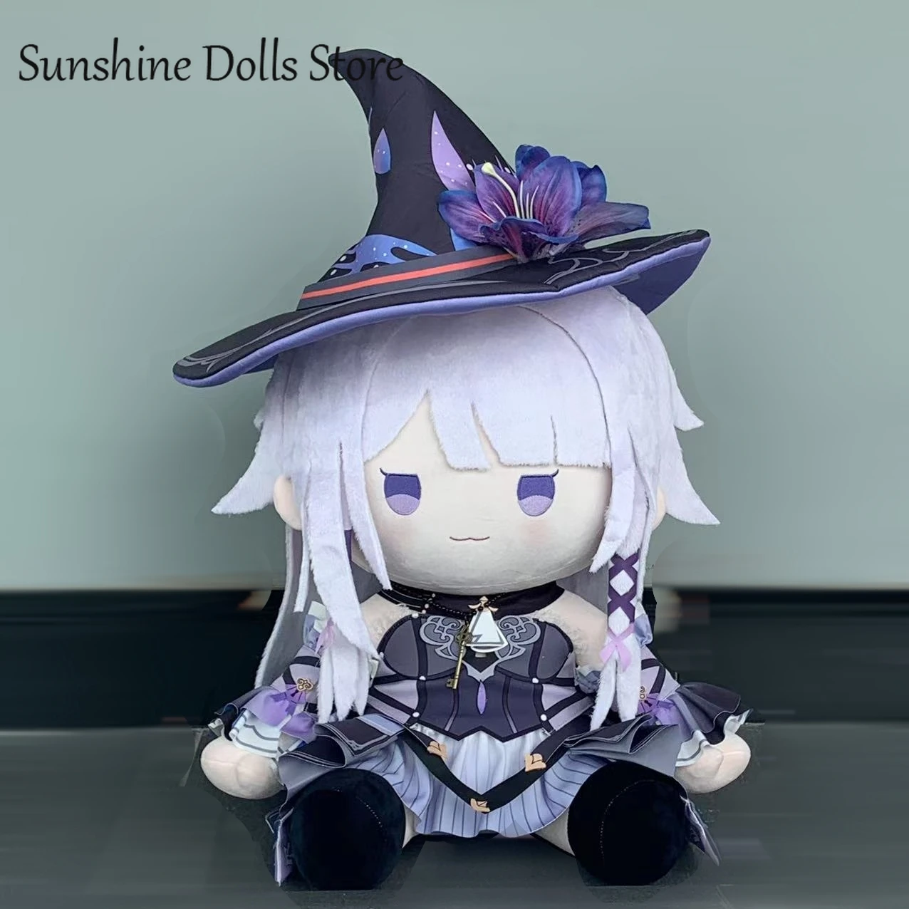 

Game Honkai: Star Rail Herta Cosplay Plush Stuffed Cotton Cute Change Clothes Doll Dress Up Toys Pillow Cushion 40CM XMAS Gift