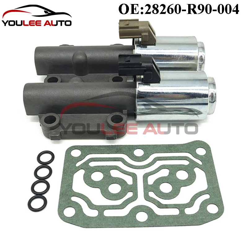 

New 28260-R90-004 28260R90004 Transmission Dual Linear Solenoid For Honda Accord Crosstour CR-V Element Acura TSX Auto Parts