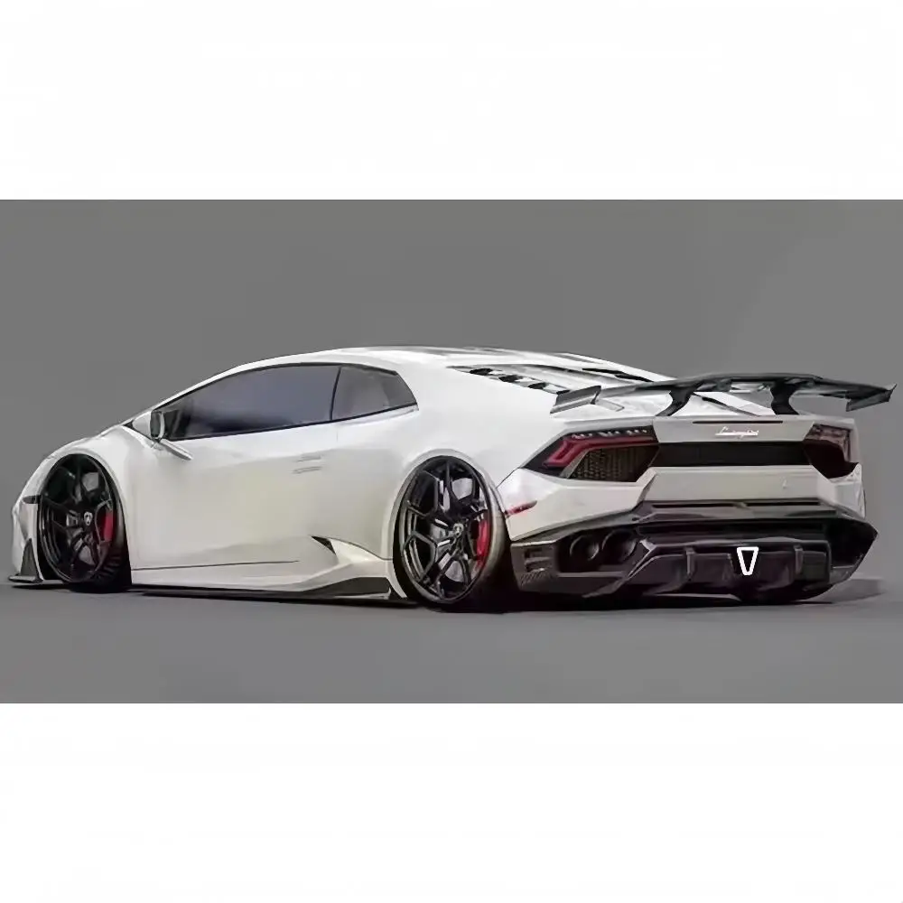 Suitable for Lamborghini LP580 Hurricane retrofit upgrade SD type dry carbon fiber rear bumper body kit