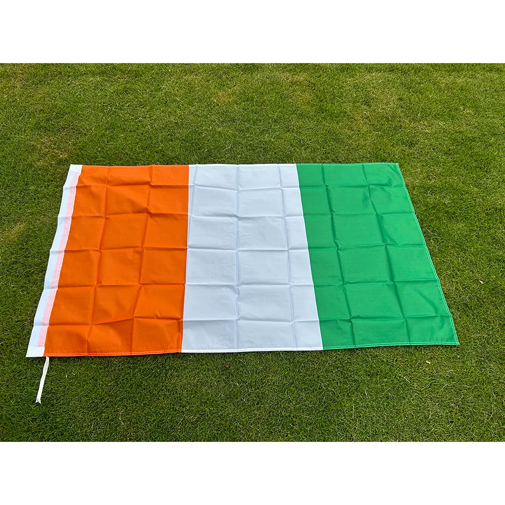 Ivory Coast Flag 90X150cm 3x5fts Polyester Côte D'Ivoire Flag Hanging Banner for Home Decoration
