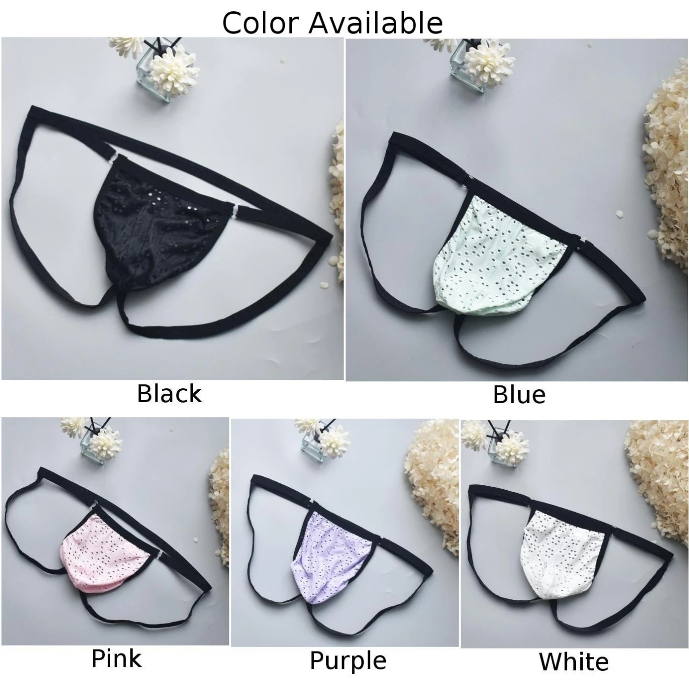G-Strings الرجال الملابس الداخلية عطلة ارتداء اليومي الحقيبة اليومية T-الظهر عالية تمتد أعلى عطلة جوك حزام إلكتروني طباعة