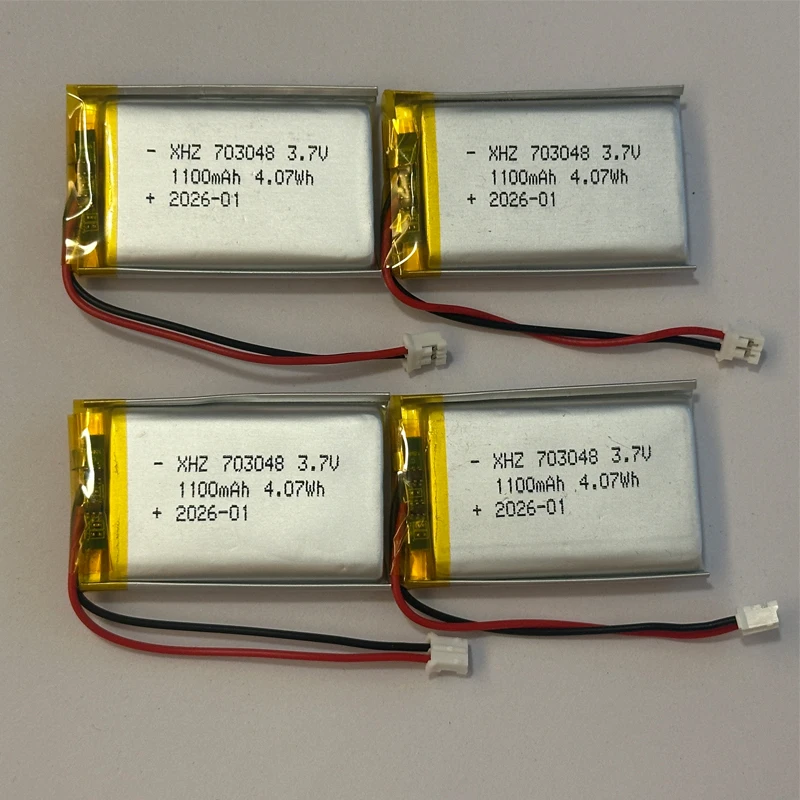 3.7V 703048 1100mAh Lithium Rechargeable Battery for Beauty Instrument Early Education Machine Laptop GPS Driving Recorder