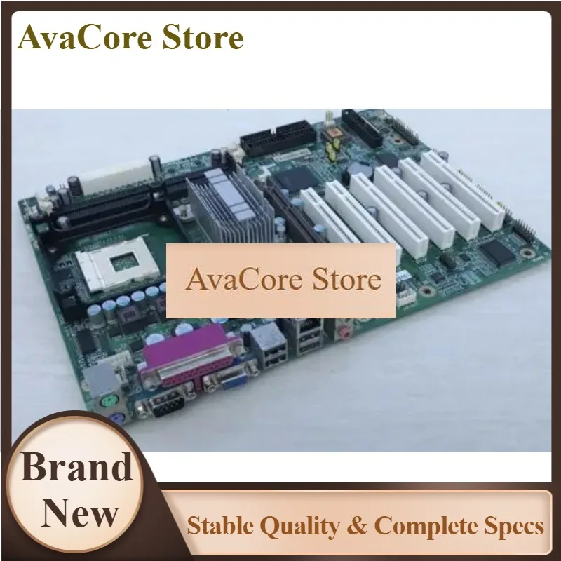 AvaCoreIP-4GVI63 100% OK IPC Mainboard TOP-MB845VEA ATX Industrial Motherboard 6-PCI With CPU RAM