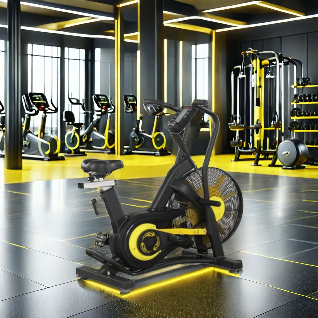 Fitness Manufacturer Home Commercial Cardio Machine Air Resistance Bike Fitness Equipment Sport Machine Fan Exercise Bike Gym