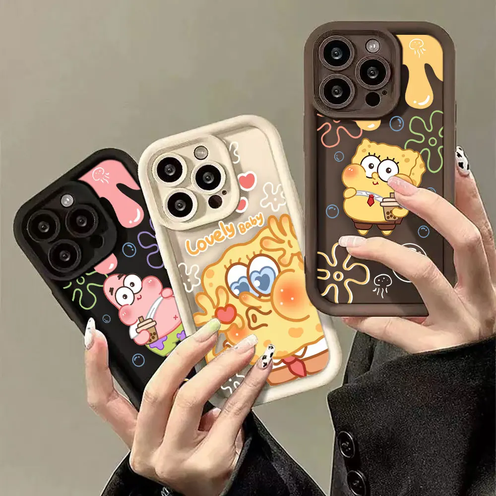 

S-SpongeBob P-Patrick Star Luxtury Phone Case For HUAWEI MATE 20 30 40 20 30 40 50 NOVA 5I 7 7SE 10 10SE PRO Case Funda Shell