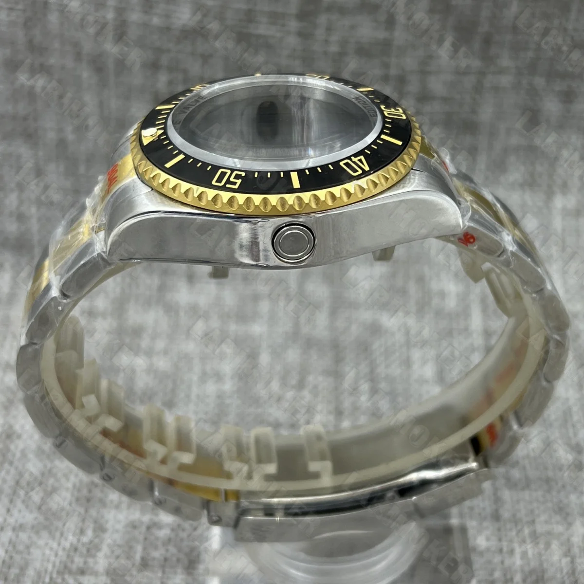 43mm 시계 케이스 NH34 NH35 ETA2824 PT5000 Mingzhu Miyota 무브먼트 용 세라믹 베젤 사파이어 크리스탈 스테인레스 스틸 스트랩