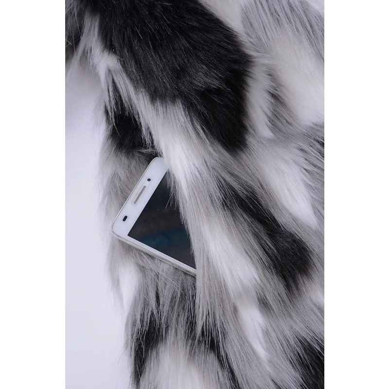 Men's Autumn/Winter Top Coat Faux Fur Eco-friendly Medium Length Plus Size Retro Simple Comfortable Casual Design Fashion New