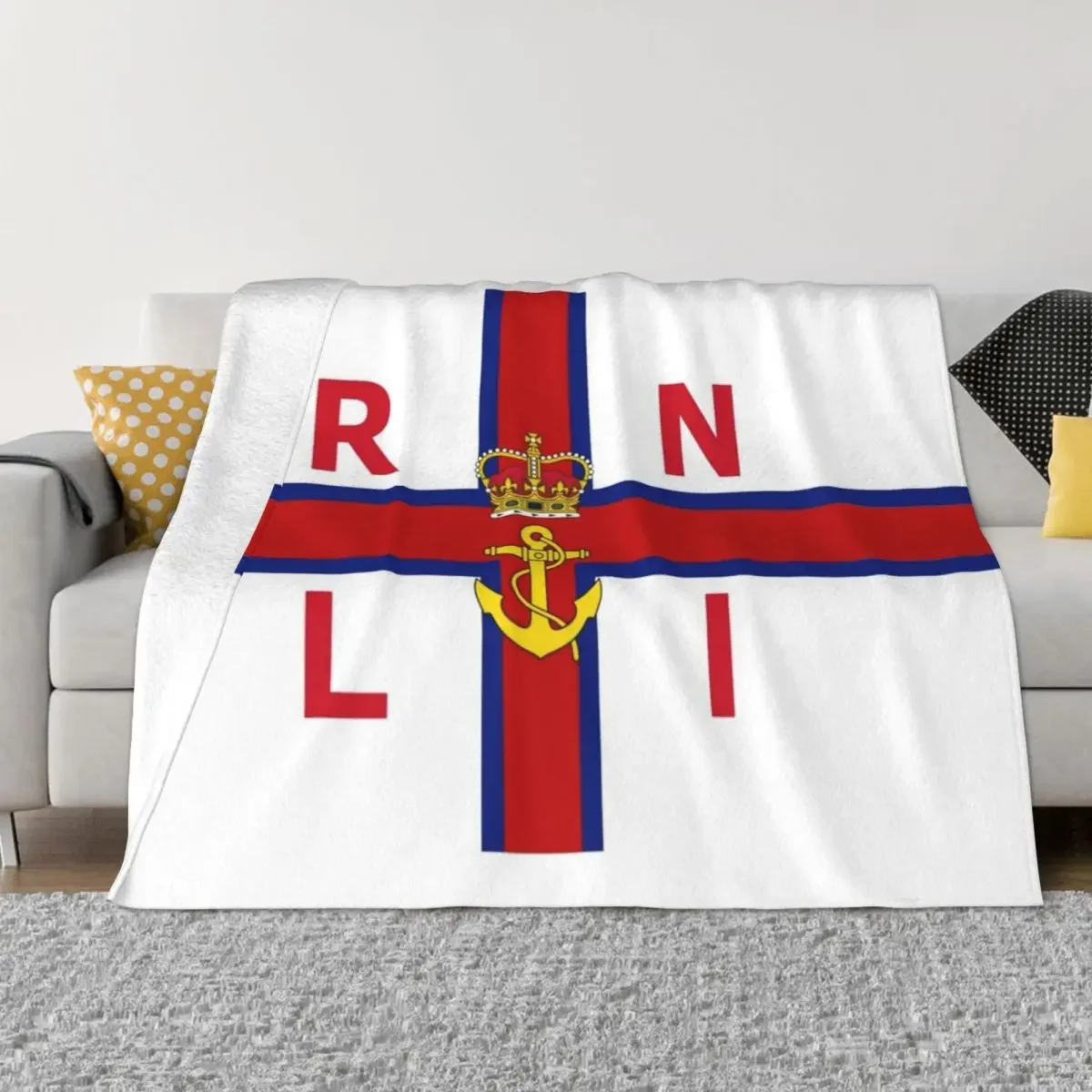 Royal National Lifeboat Institution flag second 2 Throw Blanket Giant Sofa sofa bed Nap Luxury Thicken Blankets