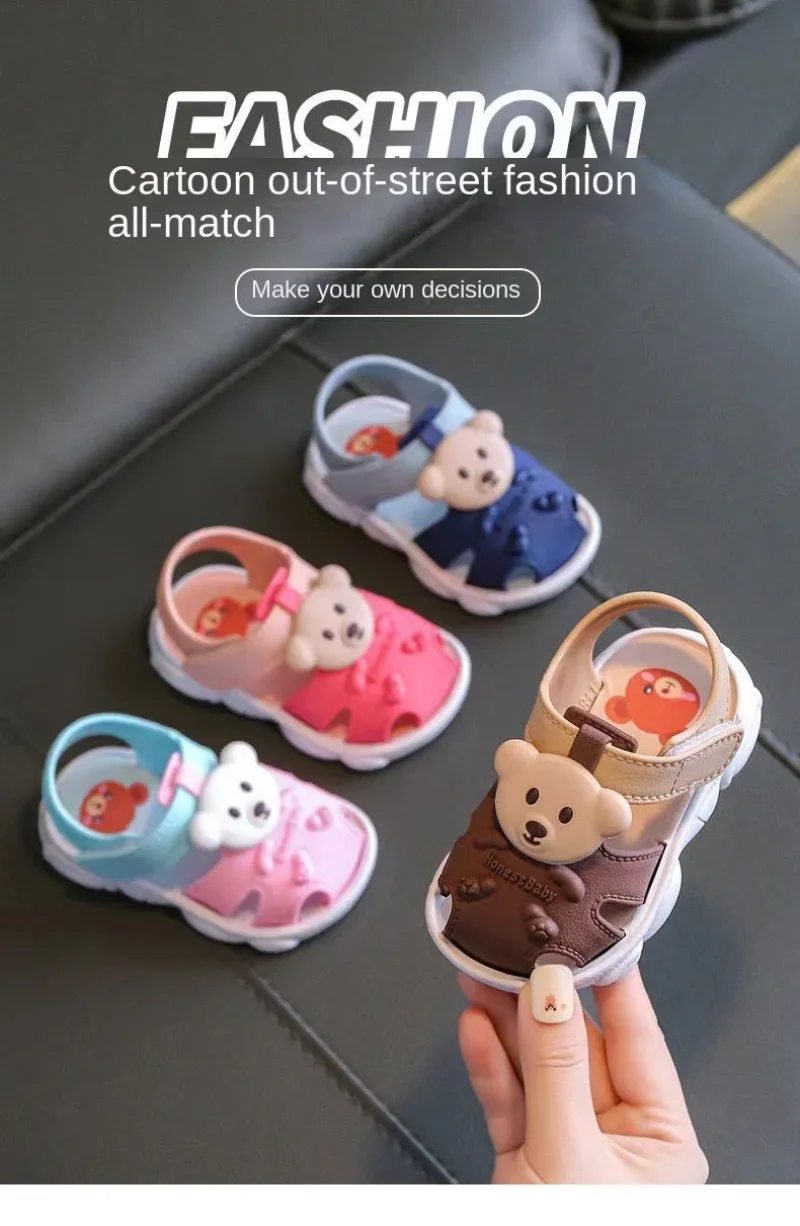 2026 Sommer Baby Jungen Mädchen Sandalen Kinder Strandsandalen Cartoon Kleinkind Schuhe Bequeme Weiche Sohle Kinder Schüler Schuhe – Detail 4