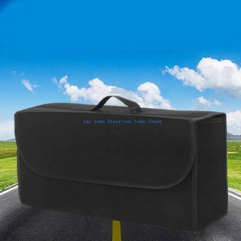 

RXJE Auto Organization Toolbag Large Capacity Storage Bag Car Trunk Storage Organize Bag for Car Accessories & Gadgets