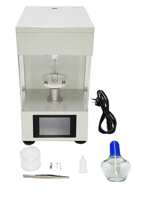 Touch Screen Liquid Surface Tension Meter Automatic Surface Tensiometer Instrument With Precision 0.1mN/m Range 0-1000mN/m