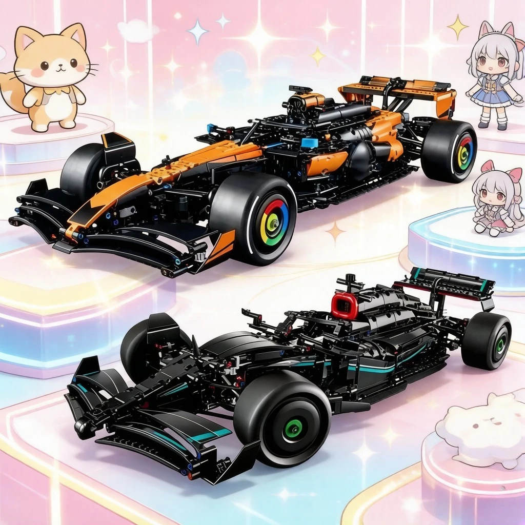

Anime Merchandise McLarensed Model Building Block DIY Supercar 42228 42171 42141 42207 42206 Set Kid Birthday Decoration Gift