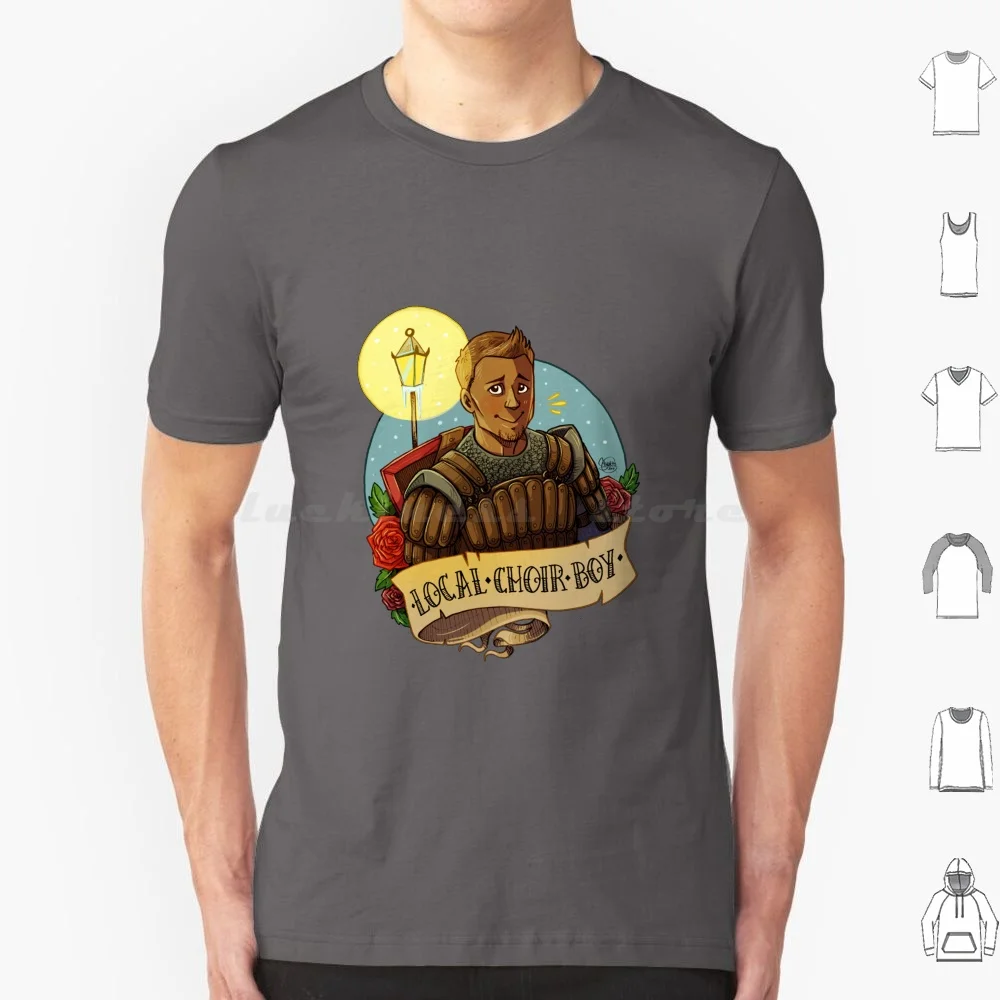 Dao-Alistair T Shirt Cotton Men Women DIY Print Dragon Age Dragon Age Origins Alistair Alistair Dragon Age Dao Bioware Rbfanart