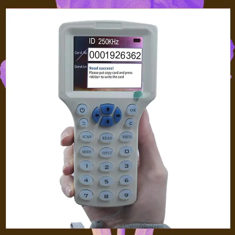 

RFID-копировальный аппарат RFID-считыватель, писатель, многочастотный RFID-считыватель карт, декодер смарт-карт для контроля доступа, домашняя безопасность-[Y06A]