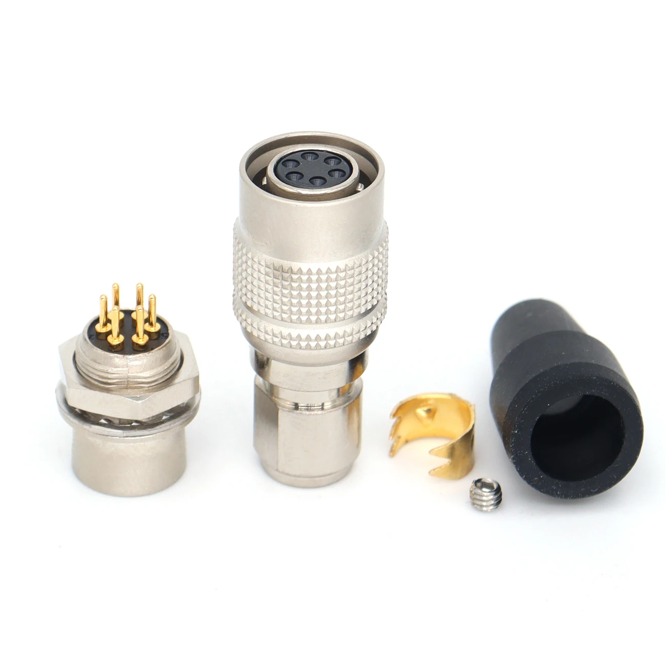 

HR10A-7P-6s(73) и HR10A-7R-6P, Разъем 6-контактный разъем (гнездо) и розетка (папа), 6-контактный разъем