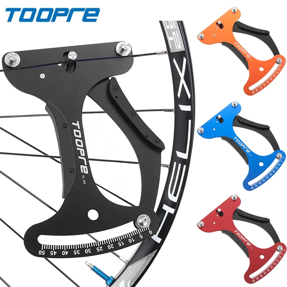 TOOPRE Bicycle Spoke Tension Meter For MTB Road Bike Wheel Spokes Checker Reliable Indicator Bike Rim Adjustment Tensionmeter