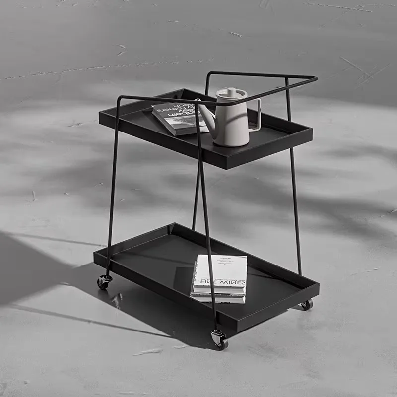 Multi-Function Serving Trolley, Rolling Cart for Restaurant, Hotel Beverage Cart, Portable Cake Delivery Trolley, Storage Organi
