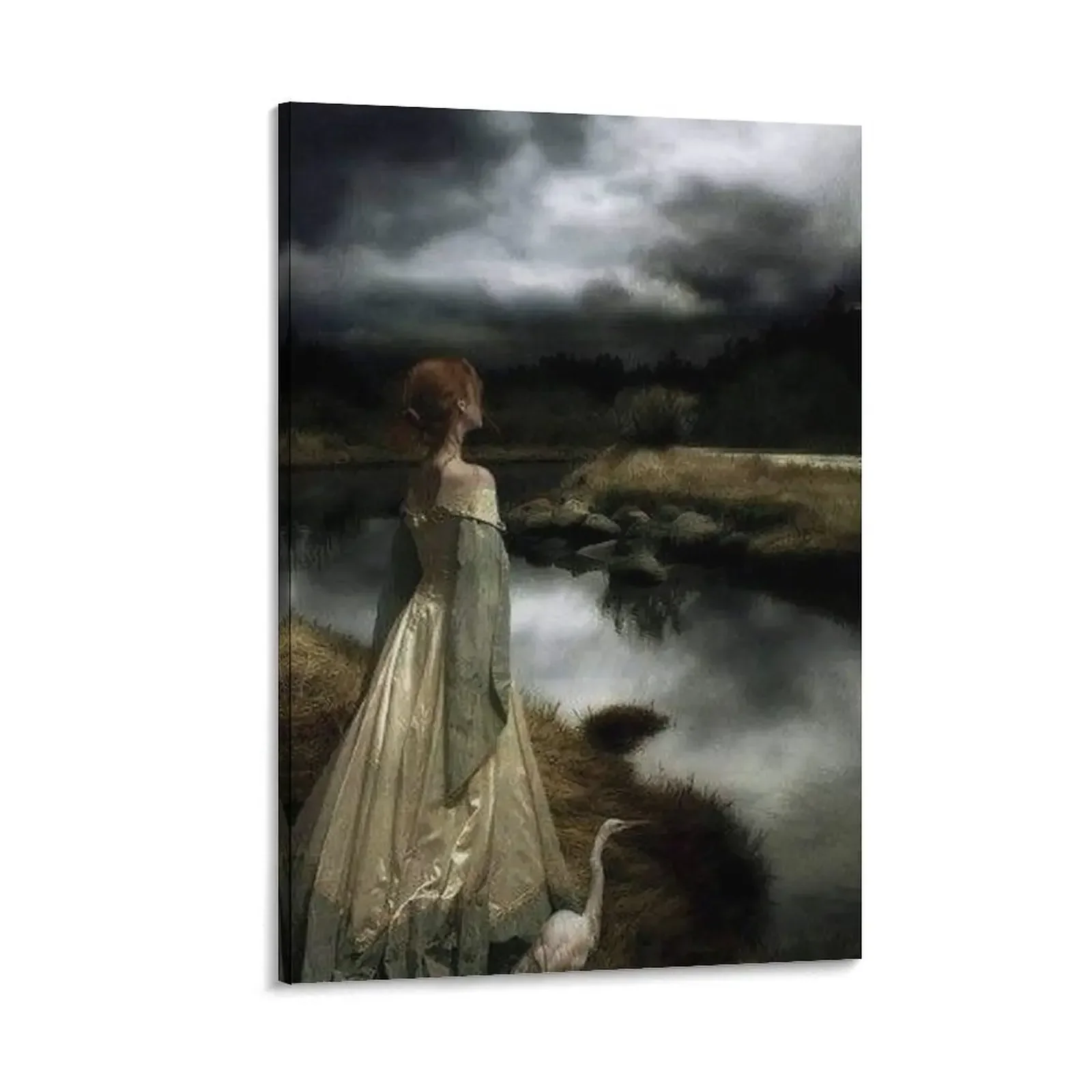 

Whispers on the Wind by Edward Robert Hughs Canvas Painting anime decoration posters for wall interior paintings