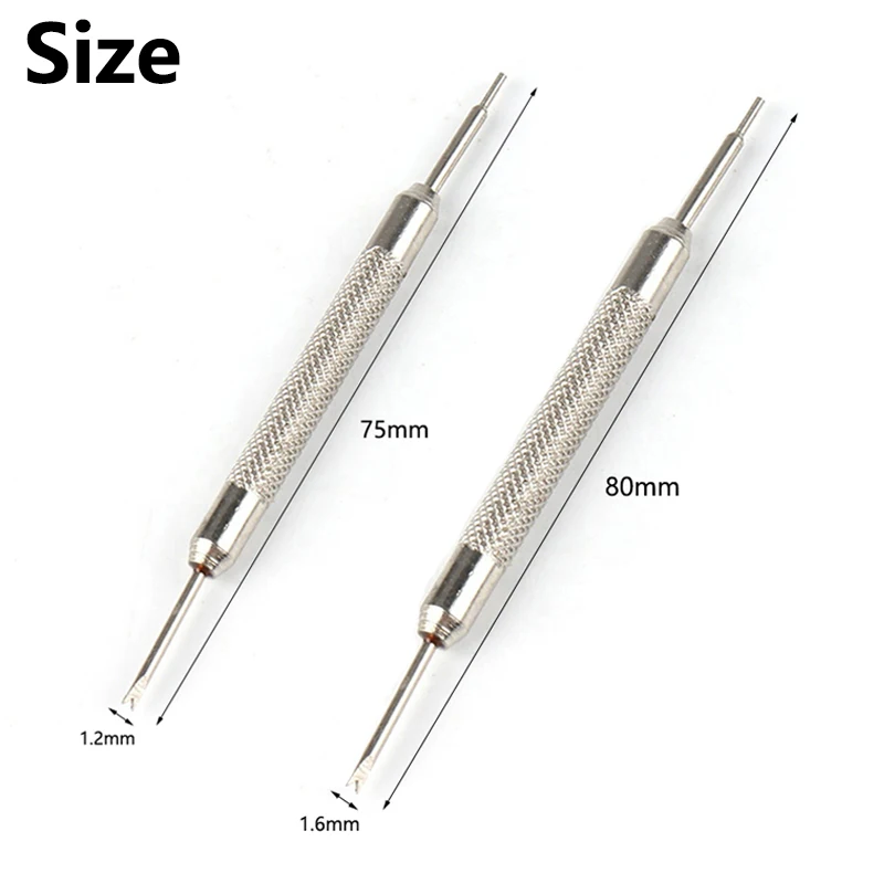 100Pcs Metal Watchband Repair Tools Professional Spring Bar Link Pin Remover Ferramentas Watch Wrist Band Change Watch Repair Tools