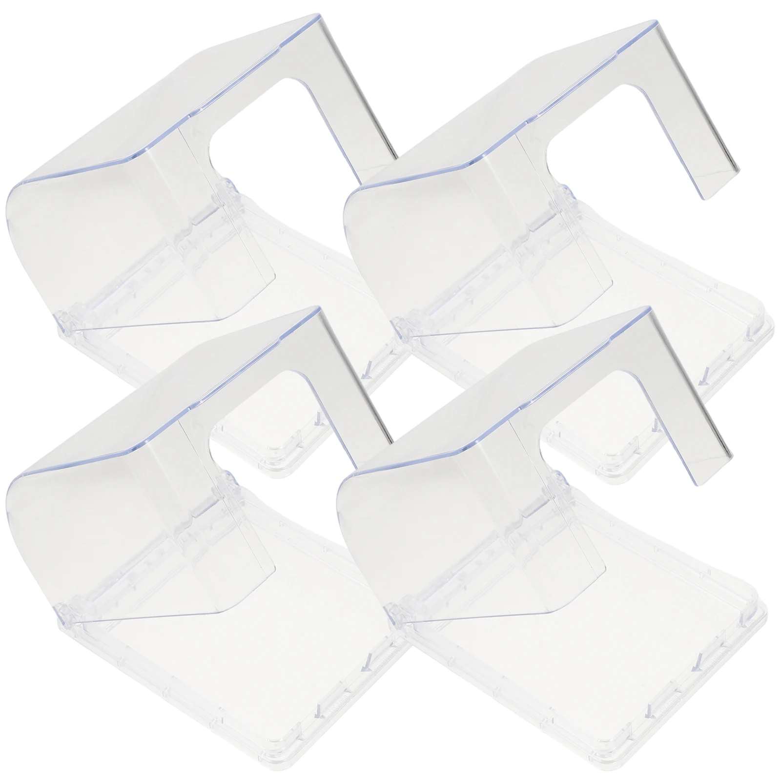 

4pcs Waterproof Plug Protector Outdoor Rainproof Cover For Indoor Socket Protection Splash-Proof Electrical Outlet Socket