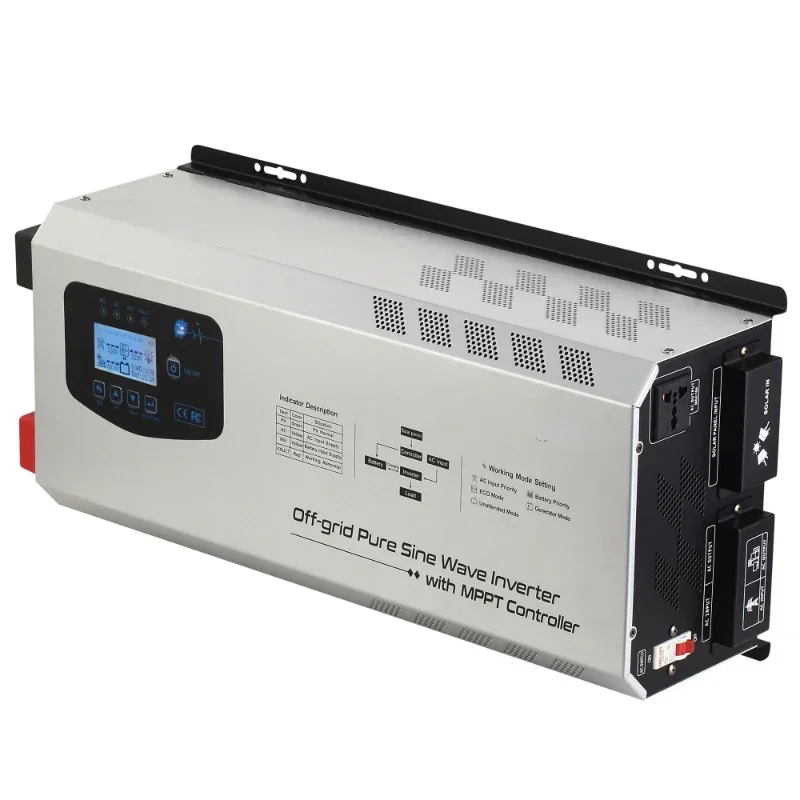 1kw 2kw 3kw 4kw 5kw 6kw 7kw solar power inverter pure sine wave inverter with mppt charge controller