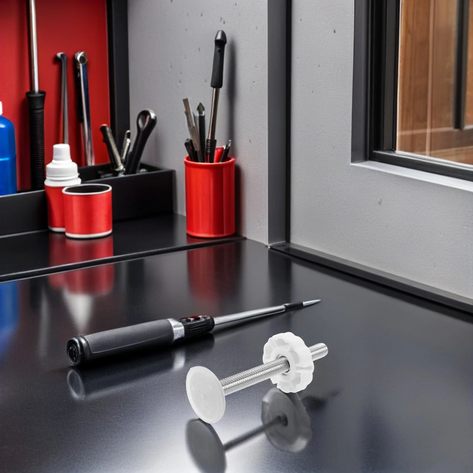 4pcs Baby Hardware Kit M8 Threaded Spindle Rods For Pressure Mounted Safety Gate Extra Long Replacement Parts Childproofing