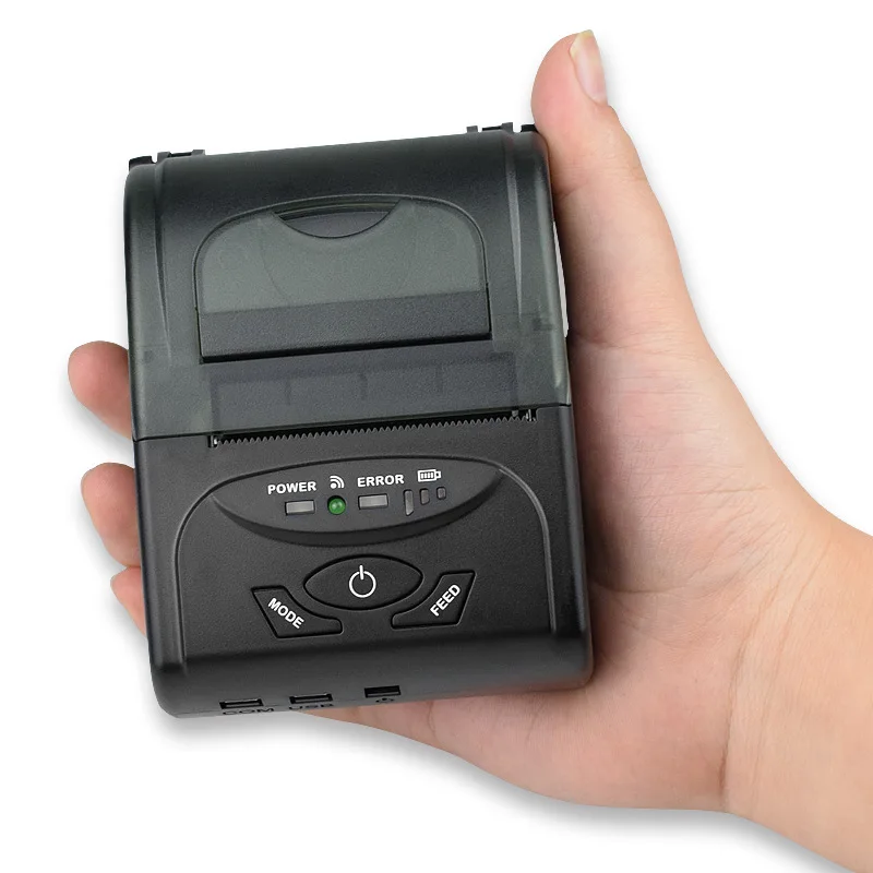 Bluetooth Printer Portable 58mm Thermal Printing Small Bill List Printer
