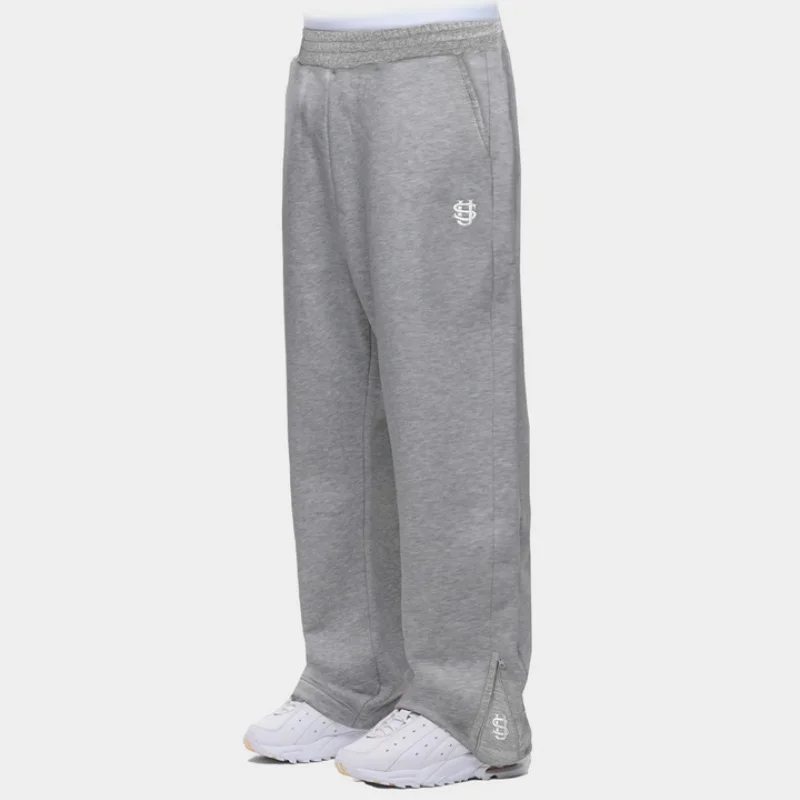 Y2k Street Trendy Hosen für Damen, Hip-Hop-Stickerei, Unisex Freizeithosen, elastischer Bund, Reißverschluss, locker geschnittene, einfarbige Sport-Sweatpants – Detail 17