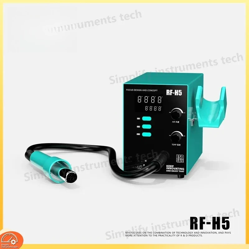 RF4 Digital Display Heat Gun Welding Station 800W BGA Rework Station for Mobile Phone PCB Repair Soldering Table 220V 110V