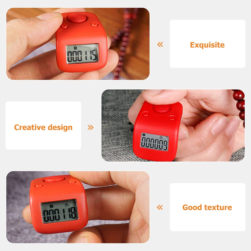 

Ring Counter Clicker Handheld Electronic Traffic Tally Silent Number