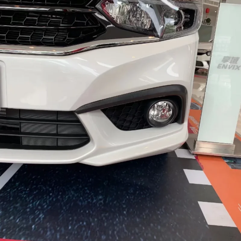 

For Honda ENVIX 2019 2020 Front Fog Light Lamp Covers Trim Frame ABS Exterior Accessories Decoration Stickers Parts 2Pcs