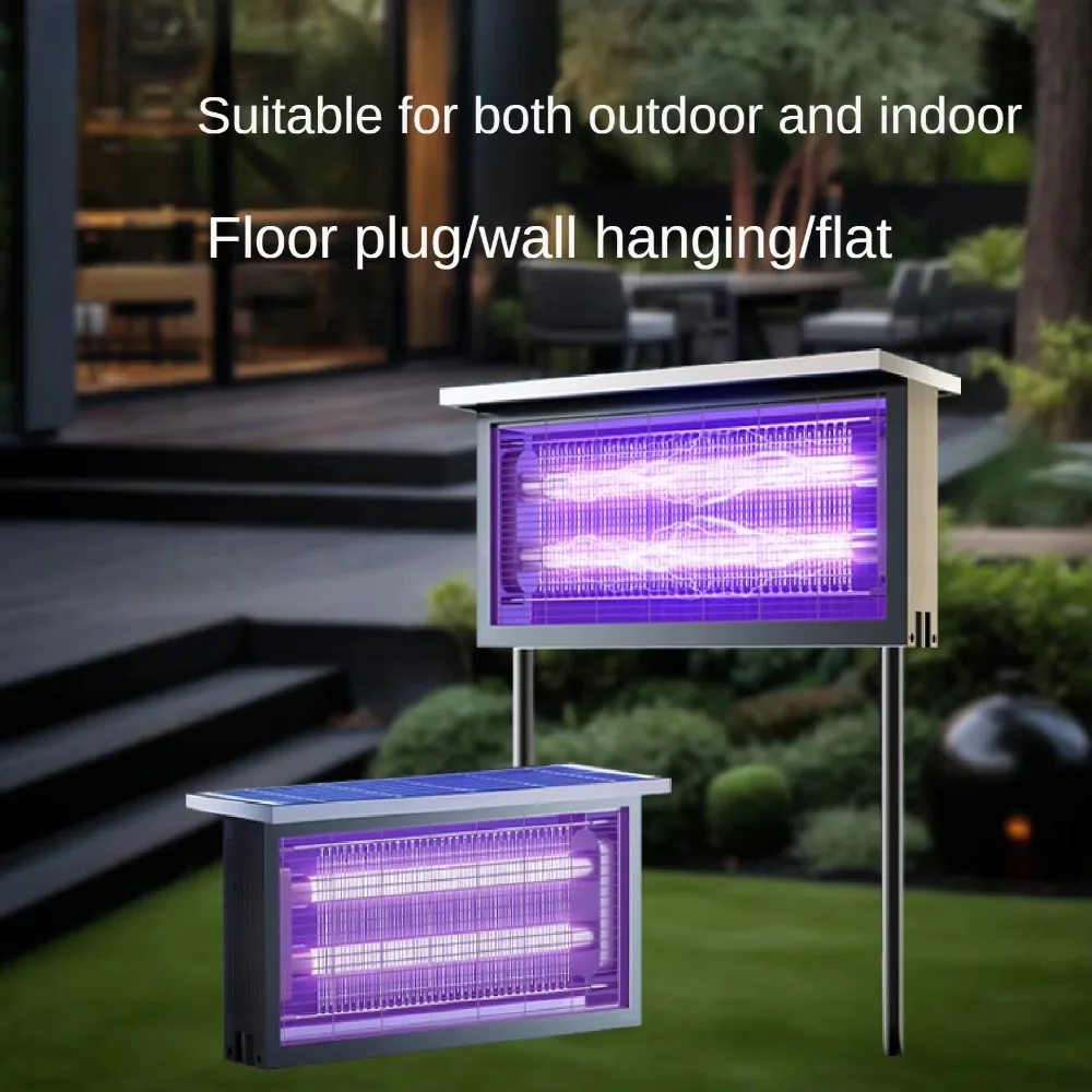 JOYINLED lampe solaire anti-moustique IP65 lumière extérieure étanche avec Attraction UV, métal et ignifuge PP jardin cour Patio