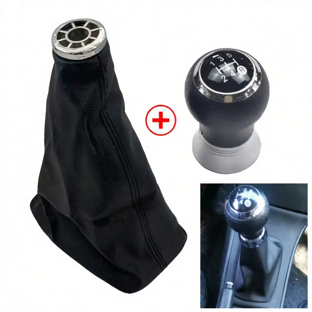 Car Gear Shifter Lever Gaiter Boot Cover For Toyota Corolla E120 E130 2001 2007 Interior Modification Accessory Part