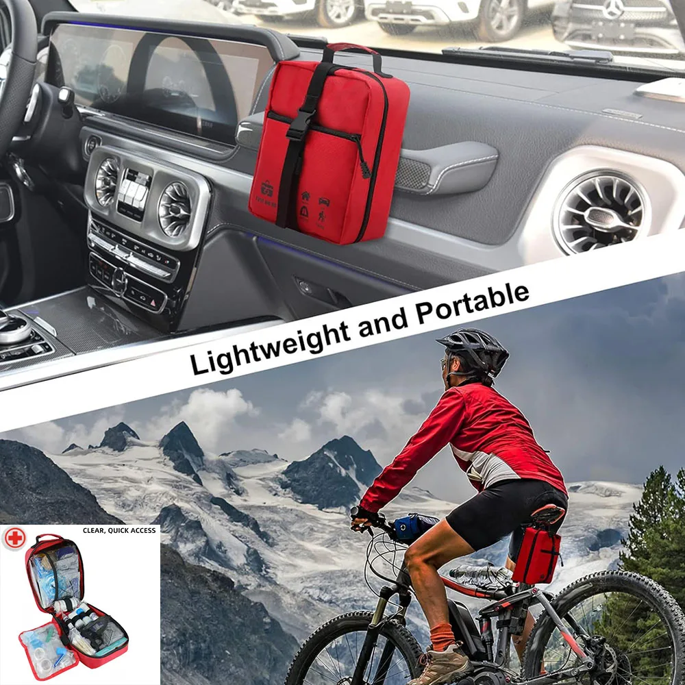 

Tactic Large First Aid Kit with Molle System Professional Emergency Kits for Workplace Camping Travel Home Disaster Preparedness